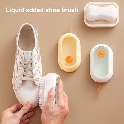 Shoes Scrub Brush Laundry Detergent Refillable Soft Bristles Replaceable Brush Head Washing Multifunctional Automatic Liquid Cleaning Clothes Brush
