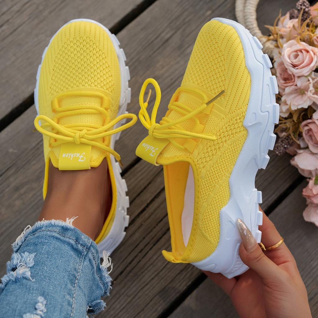 Women's Breathable Lightweight Mesh Casual Shoes, Thin Comfort Athletic Sneakers