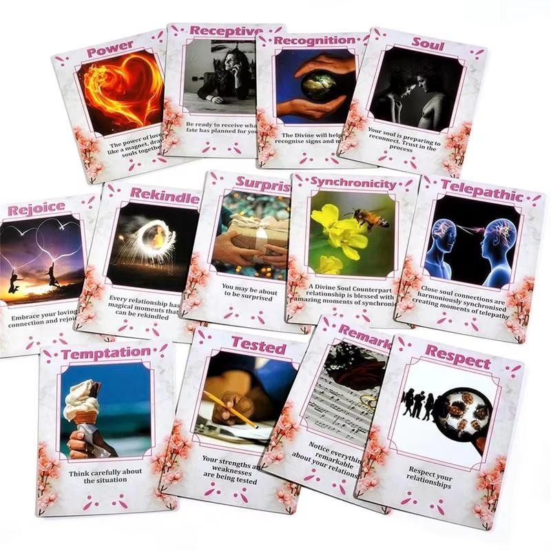 Soul Connections When Two Hearts Meet Love Oracle Cards 52 Fortune Telling Cards