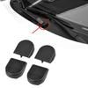 4 piezas Tapa de tuerca de cabeza de brazo de limpiaparabrisas de coche para Toyota Yaris Corolla Verso Auris Plástico 85292-0F010 Tapa de cubierta de brazo de limpiaparabrisas de repuesto