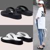 Women's Slippers Outdoor Summer Genuine Leather  Flip-flops Women Anti-skid Trend Pinch Beach Slides Ladies