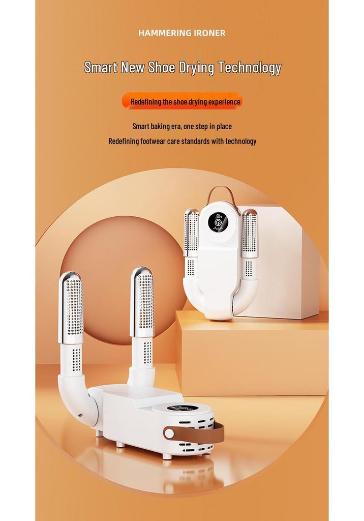 Portable Shoe Dryer: Compact, Foldable Device for Drying and Warming Shoes. Ideal for Students and Winter Use.