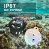 EBODA Bluetooth Shower Speaker, IP67 Waterproof Portable Speakers, Floating, TF Card, Small Outdoor Speaker with LED Light, True Wireless Stereo for