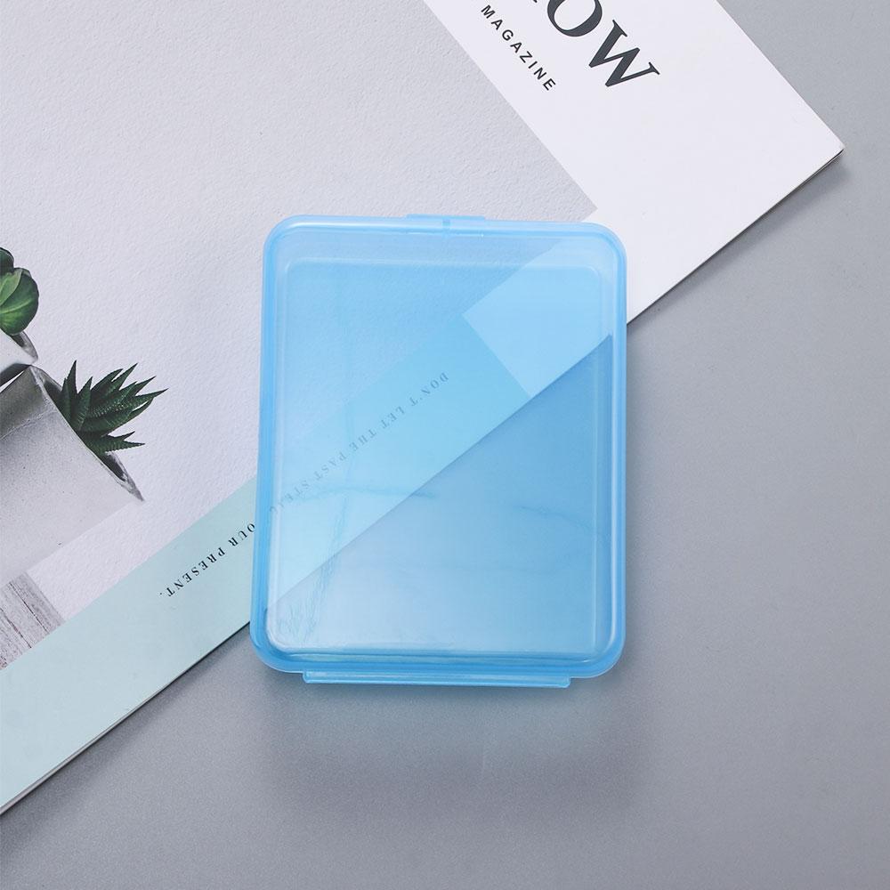 Disposable Container Face Masks Transparent Powder Puff  Case Mask Storage Case Storage Box