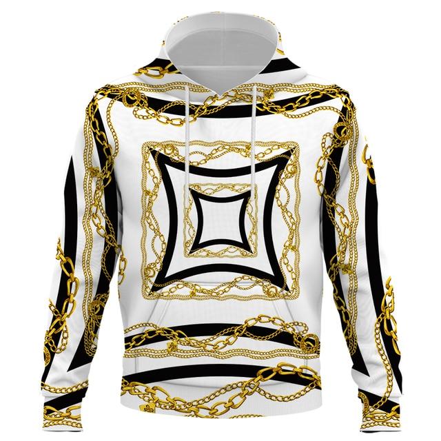 Männer Frau Goldene Leopard 3D drucken Hoodies Sweatshirts Mode Kapuzen Hip Hop Herren Marke Hoodie luxus Streetwear dropshiping