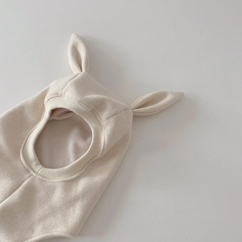 Autumn Winter Baby Hooded Hat Girls Boys Head Protections Beanies Cap Integrated Ear Protections Hat Warm Bonnet Cap