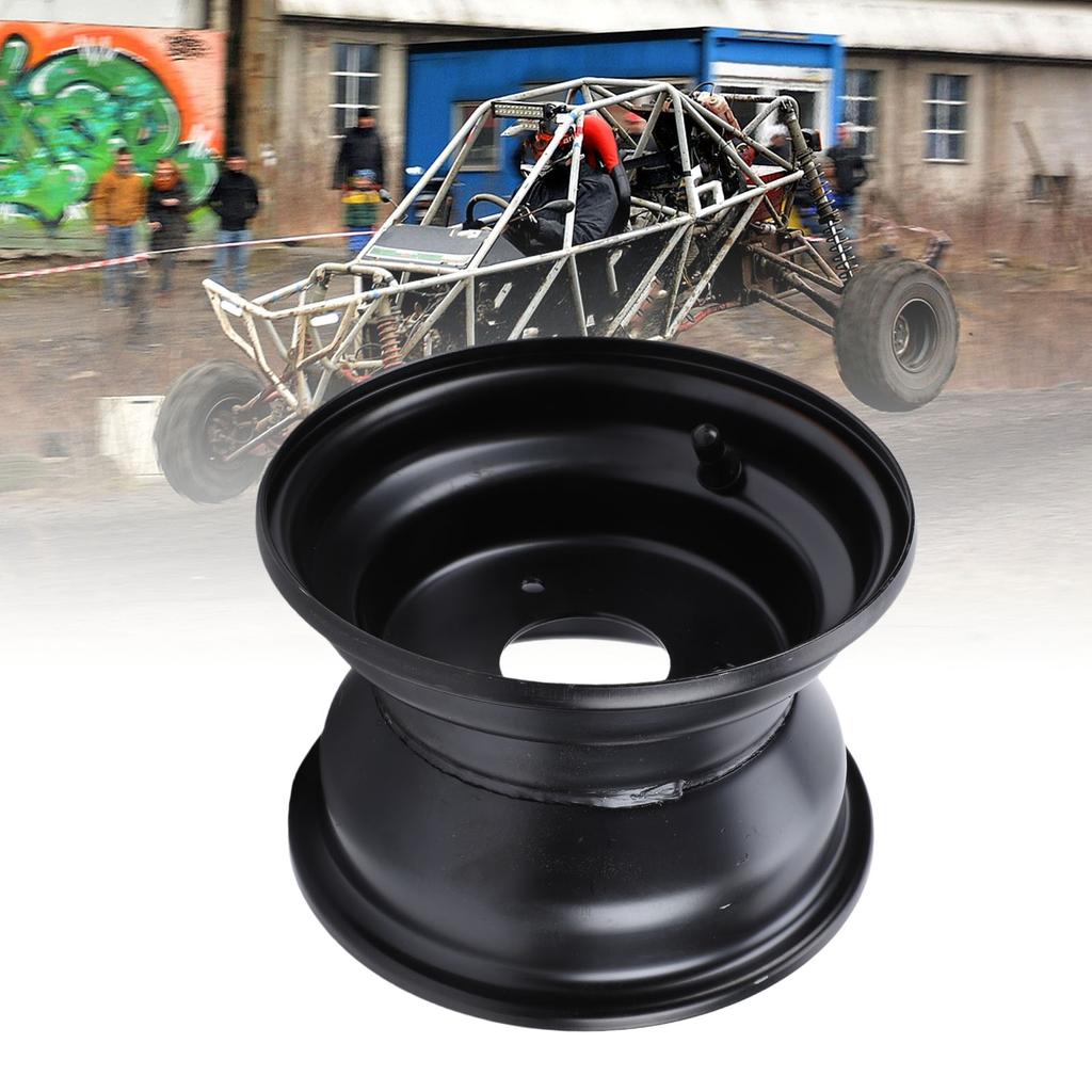16x8-7 ATV Wheel Hub 3 Holes 7 Inch Replacement Wheel Rim Compatible with Kazuma Quad ATV Go Kart UTV 125cc 150cc Off Road Tire