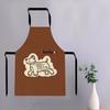 Anti Splash Kitchen Apron Cartoon Design Baking Apron Creative Cooking Apron  BBQ