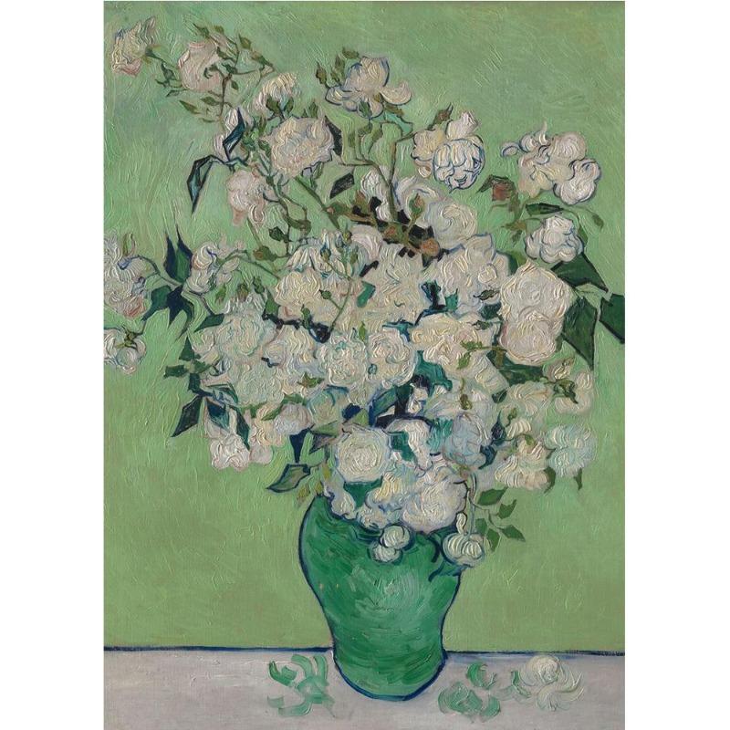 Impressionist Vincent Van Gogh Bouquet of Sunflowers In a Vase Poster Canvas Paintings Abstract Roses Wall Art Decoration Room At Home