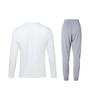 Under Armour Solid Color Round Neck Long Sleeve Top And Cuffed Mid Waist Long Pants Casual Sports Set Men sets 22600307-100+23600704-014