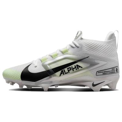 Baskets Homme Alpha Menace 4 Elite Blanc Noir Argent Métallique Poussière de Photon FD7036-100