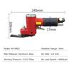   Straight Line   Sander with 2 Sanding Pads Random Orbital Pneumatic Sander  -operated Handheld Polisher Waxer for Auto Body Work Furniture Wo