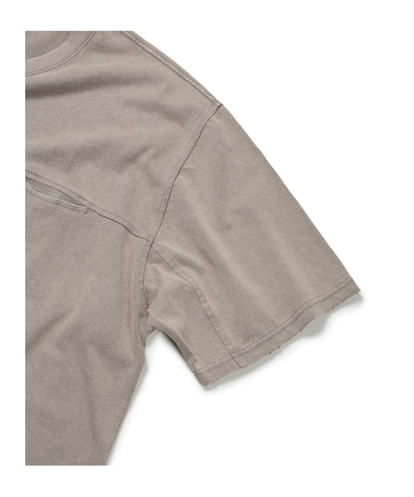 ETCE Washed Formula Pocket Tee (Gray)