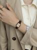 Rscy Retro Women's Genuine Leather Small Square Dial Quartz Watch – Light Luxury and High-End Niche Design