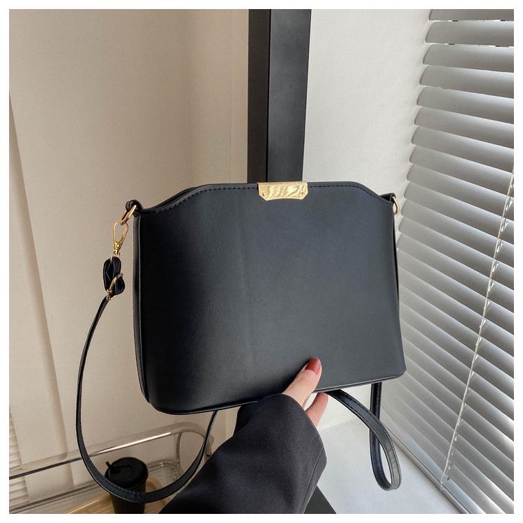 Atmosferyczna Minimalistyczna Damska Modna Torebka: 2025 Modna Wszechstronna Torba na Ramię i Przez Ramię w Jednolitym Kolorze