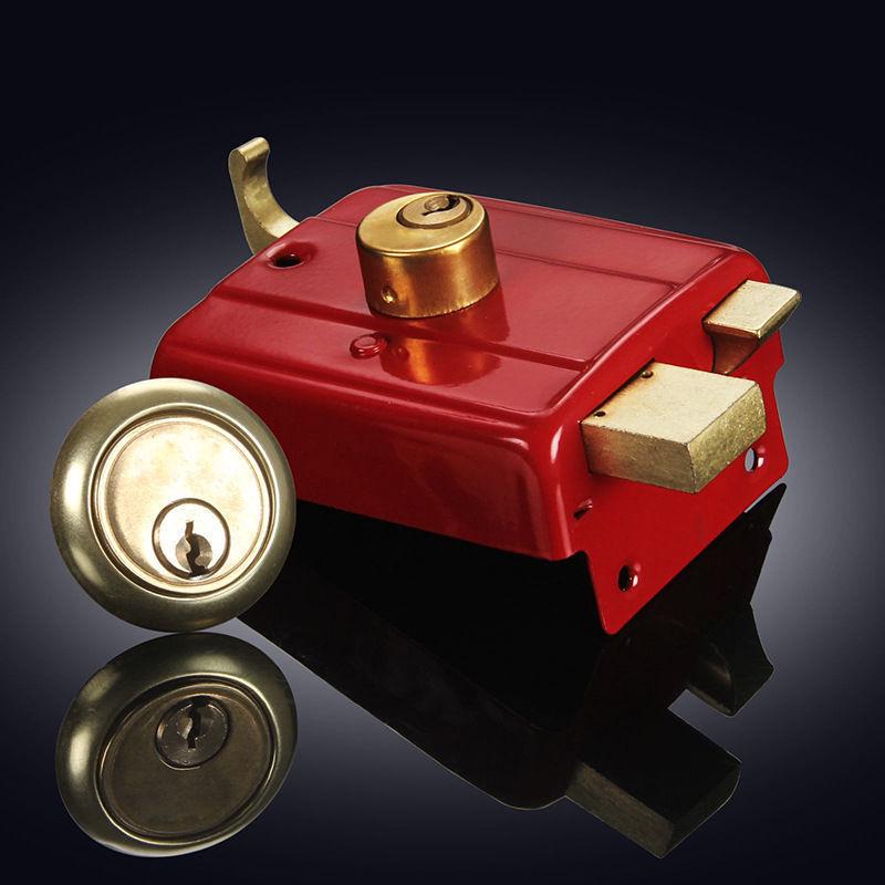 Universal Double Latch Anti-theft Lock for Exterior & Interior Doors - 566