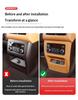 For Tank 500 Hi4T Hi4Z 2022‑2026 Rear Air Outlet Panel Frame Anti‑Kick Decor Trim Interior Mod Car Accessories