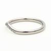 Used TIFFANY&Co. Ring Curved band EU#50.5 Pt950Platinum/diamond 3.19g Platinum El Saperetti