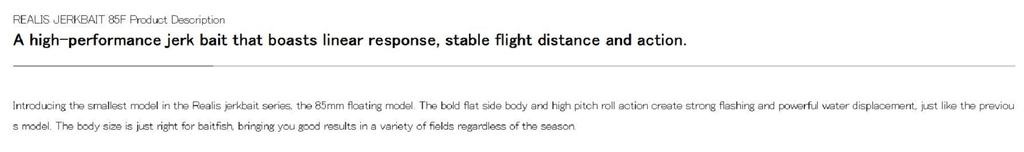 Duo Realis Jerkbait 85F Floating Lure ACCZ292 (8286)