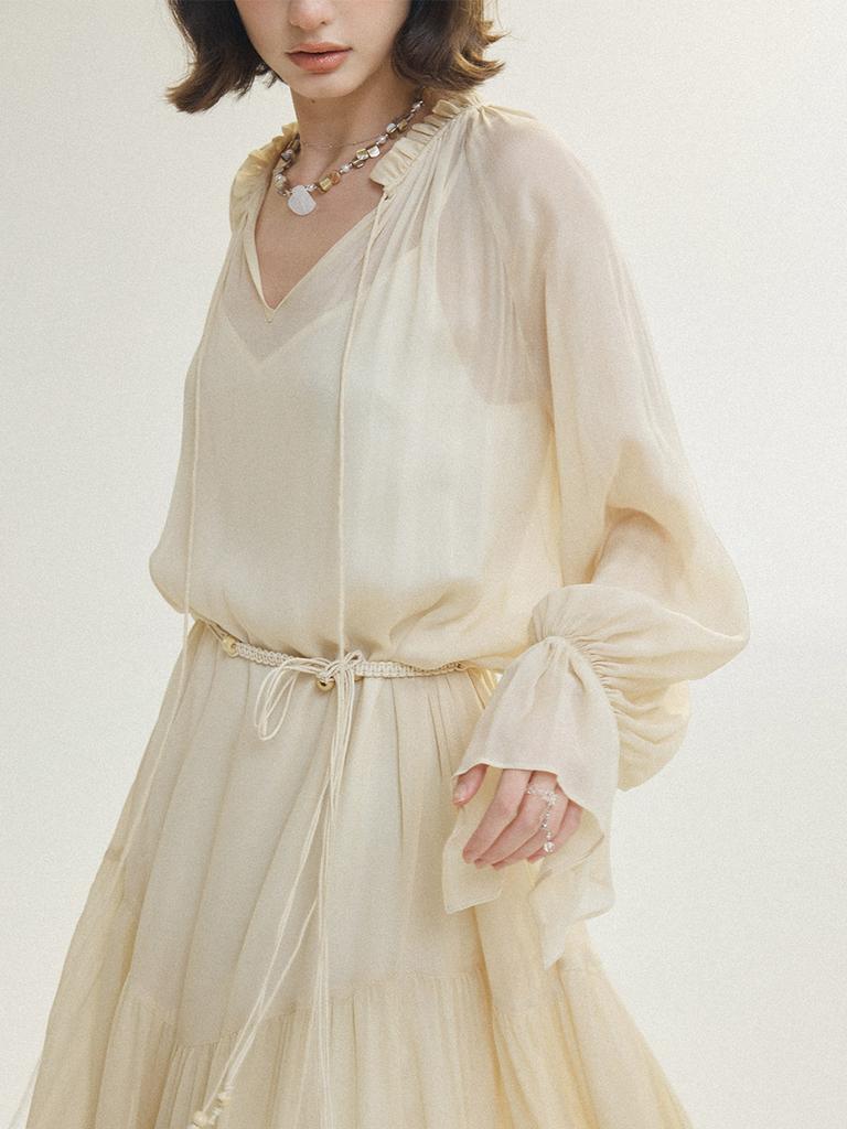 Sinseuden Whisper Chiffon Dress Set
