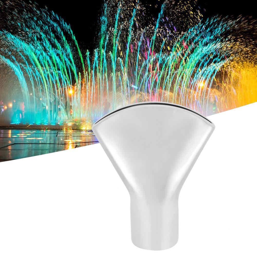 Directional Fan shaped Fountain Nozzle Female Thread Landscape Spray Head for SPA Swimming Pool(G1in DN25 )