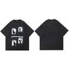 Hip Hop  Vintage Washed Black TShirt Streetwear Dancing Graphic T Shirt Cotton Unisex Tshirt Men Relaxed Tops Tees Hipster