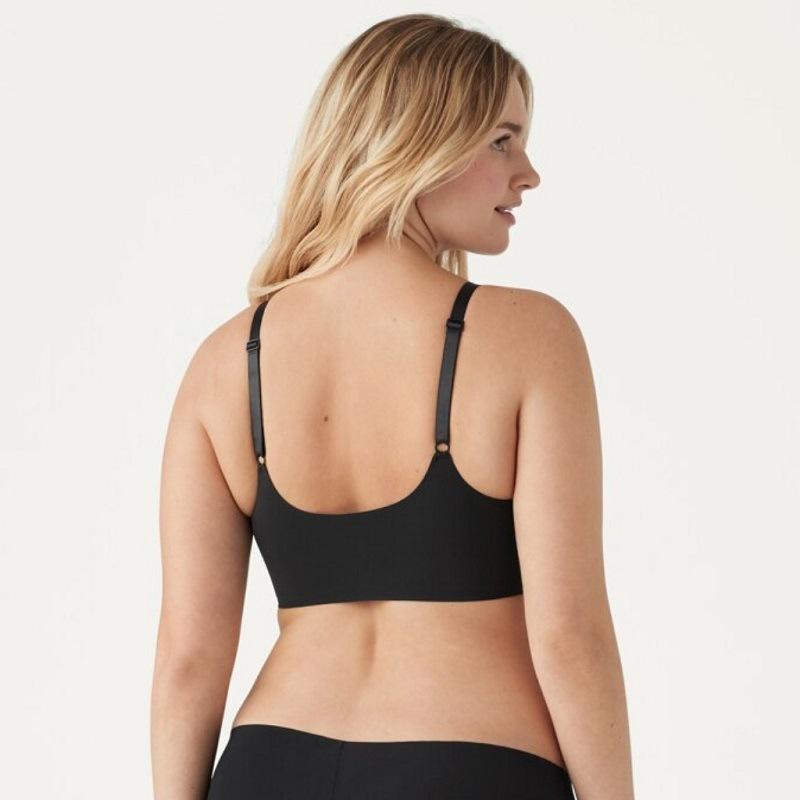 Nahtloser Damen-Büstenhalter im Weste-Stil - Übergröße, Atmungsaktiv, Bequem, Dünn, Großer Busen, Schöner Rücken