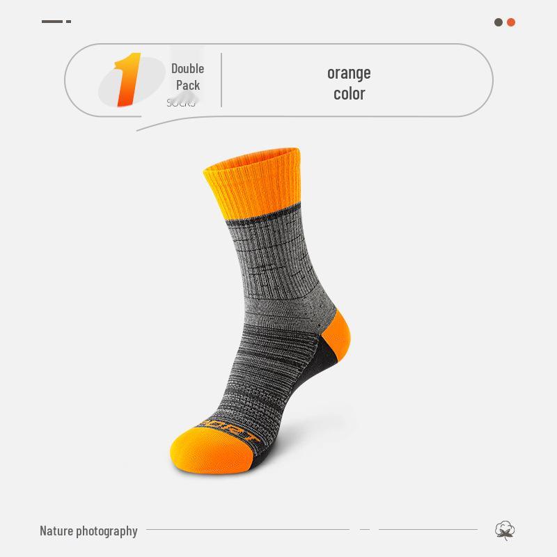 Men's Plus Size Breathable Athletic Socks - Spring/Autumn Style for Running, Basketball, Badminton