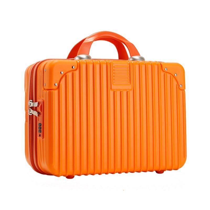 14palcové kosmetické pouzdro Úložná krabička na make-up Zámek s heslem taška na make-up Organizér Kufr Přenosný do ruky Cestovní pouzdro na zavazadla