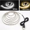 1Pcs DC 5V USB Strip Lamp White Warm White SMD 2835 LED New LED String Light  TV Background