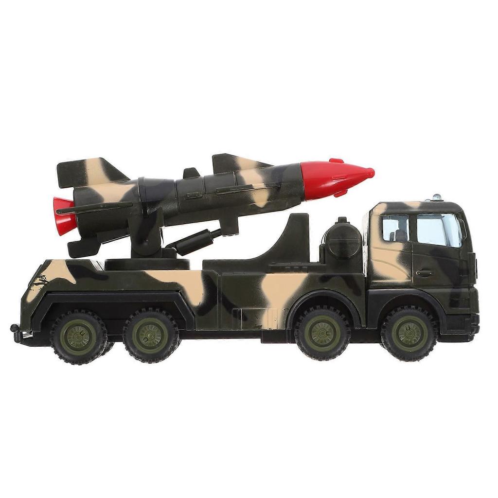 Military Vehicle Toys Funny Inertia Vehicle Model Toys for Girl Boy (Army Green 8-3F Pattern)