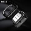 Abs Carbon Fiber Style Car Key Case Cover For Hyundai Ix35 I40 I20 I10 Tucson Elantra Creta Sonata Ioniq Accent Creata Keychain