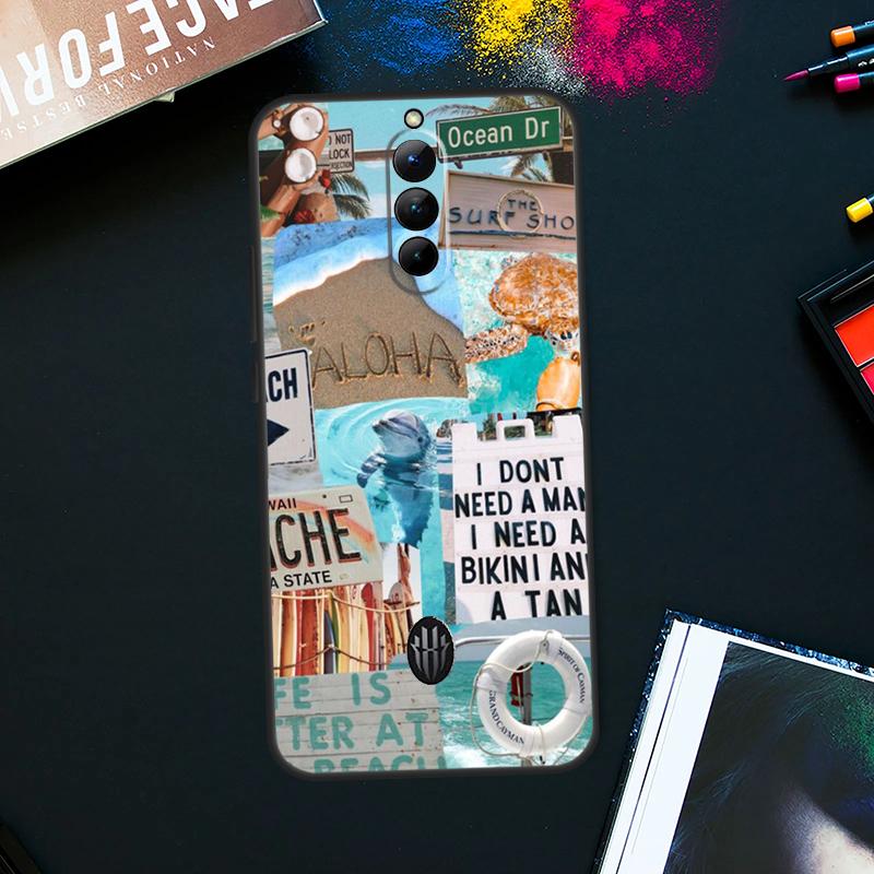 

Чохол Summer Beach Collage для ZTE Nubia Red Magic 9 8 8S Pro Plus RedMagic 6S 7S Pro 6 7 Pro 5S 6R 5G Задня кришка Red Magic 8S Pro