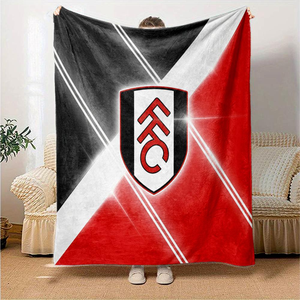 Fulham F.C Flannel Blanket, High quality Comfortable for All Seasons, Home Decor, Warmth and Comfort