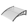 Window Door Awning Canopy 40" X 40", UPF 50+ Polycarbonate Entry Door Outdoor Window Awning Exterior, Front Door Overhang Awning for Sun Shutter, UV,