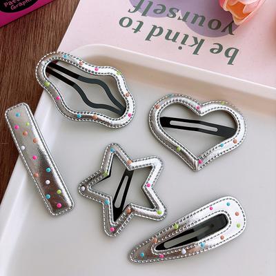2 Pcs Cute Hairpins Women Girls Children Bangs Hair Clips Bobby Pins Barrettes Accessories Hairclip Headwear Headdress Ornament