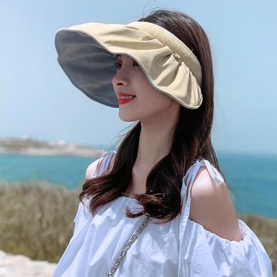 Shell Hat Women Sunscreen UV Protection Summer Face Cover Beach Sun Hat Cycling Empty Top Sun Hat Children Tide