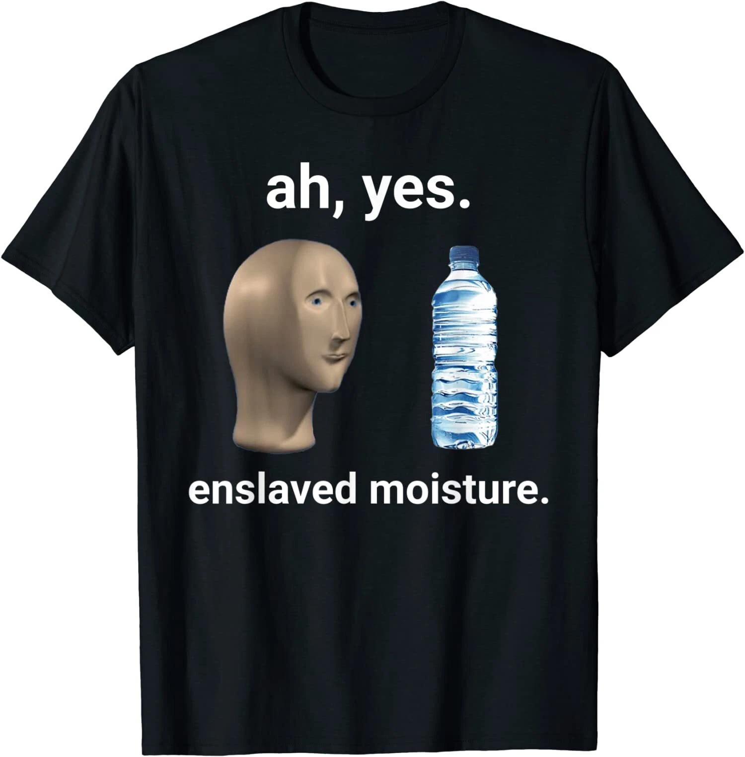 Funny Meme Ah Yes Enslaved Moisture Dank T-Shirt XXXXL