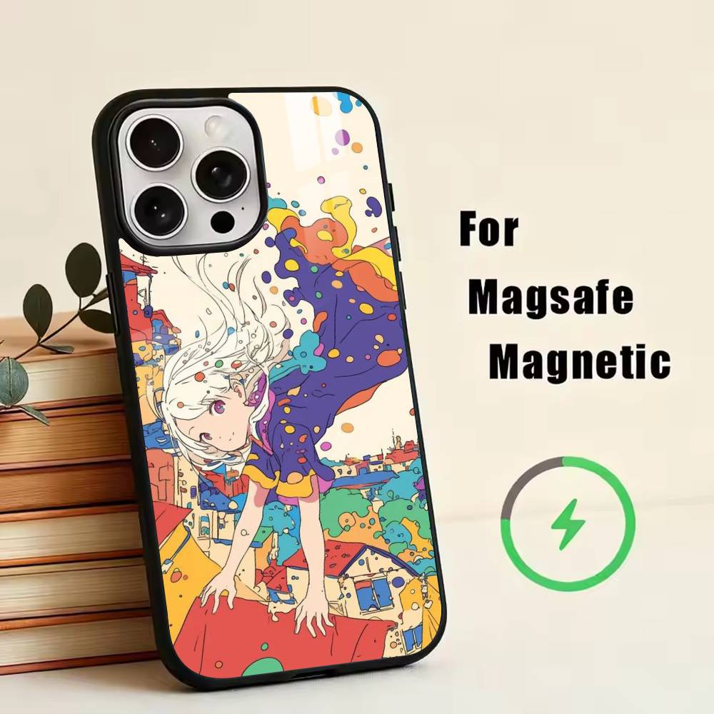 C-Cartoon illustration  Phone Case For iPhone17,16,15,14,13,12,11 Plus,Pro Magnetic For Magsafe Wireless Charging