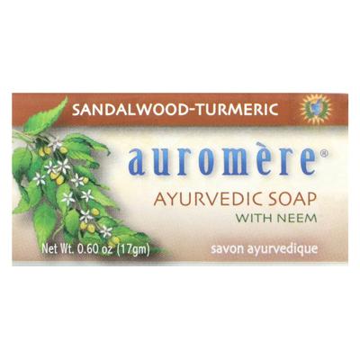 Sabonete Ayurvédico com Neem, Sândalo - Cúrcuma, 0,60 oz (17 g)
