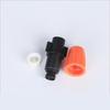 Adjustable 4/7 Orange Single-Outlet Atomizing Nozzle for Agricultural Irrigation Micro-Sprinkler and Humidification