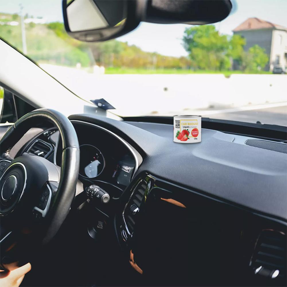 NEW Car Air Gel Freshener Perfume Cream Auto Interior Can Odors Aluminum Fragrance Accessorie Remove Cup-shaped Aroma Diffu O5N2