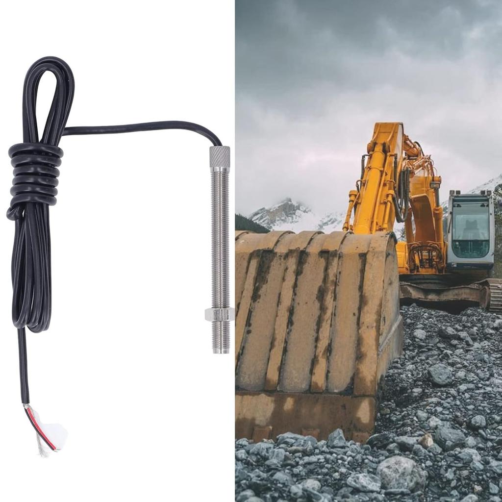 Generator Magnetic Pickup Speed Sensor, -55C to 105C, 3/8-24UNF-2A, Stainless Steel, Generator Use