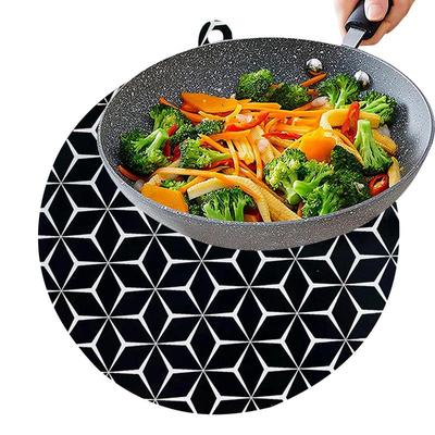 Induction Cooktop Protector Mat Non Slip Silicone Mat Heat Resistant Cooktop Protector Tight Fit Cuttable Protector Mat For