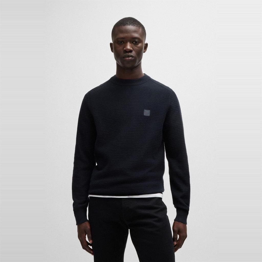Boss Mens Anion Cotton Cashmere Jumper