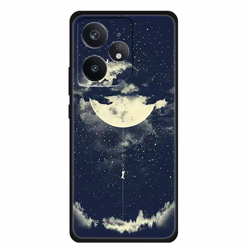 For Realme Neo 7 5G Phone Case Black Silicone Soft Back Cover For Realme Neo7 x Neo 7x Neo7x Neo 7 SE Neo7 SE Case Coque Funda
