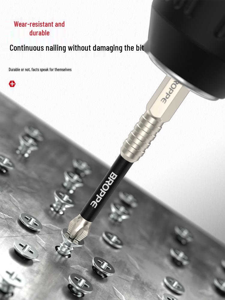 Pulai Non-Slip Phillips Magnetic Hex Screwdriver Bit Set – High Hardness for Impact Drills