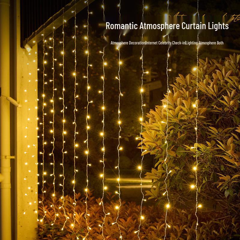 Guirlandes Lumineuses LED d'Extérieur Imperméables: Guirlandes lumineuses festives pour Noël, anniversaires et fêtes sur les arbres