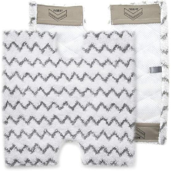 2 Pack Genius Steam Mop Pads Compatible with Shark Genius Hard Floor Cleaning System Pocket Steam Mop S5003D,S6002,S5004Q & Lift-Away Pro Steam 2 Pack