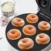 White Non-stick Dessert Making Machine Household Mini Donut Maker Kids Breakfast Snack Making Equipment